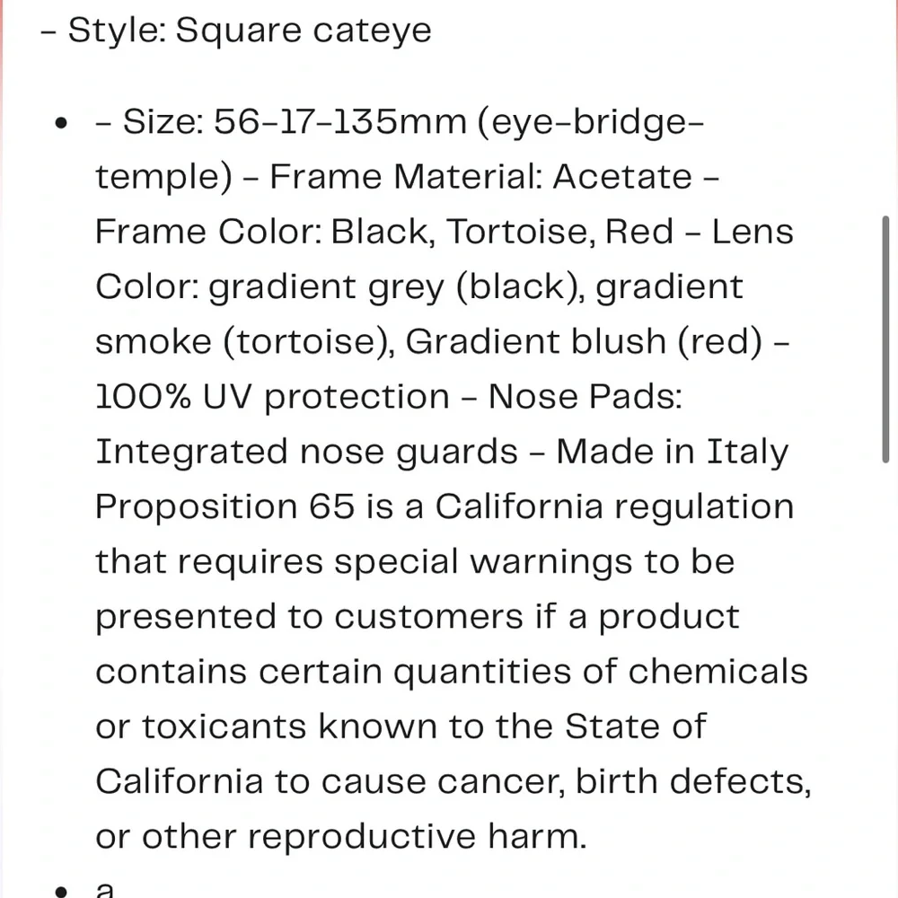 Ferragamo Square Cateye Sunglasses - Picture 3 of 9